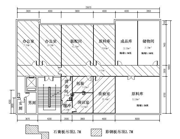 無塵車間裝修平面設(shè)計圖
