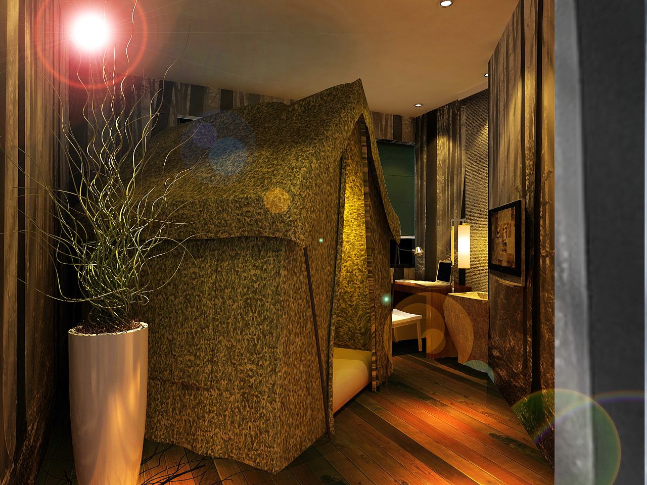 主題酒店設(shè)計效果圖